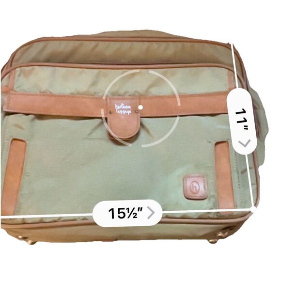 Vintage Hartmann Luggage Ballistic & Leather Travel Shoulder Messenger Bag - Picture 2 of 16